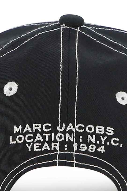 Παιδικό βαμβακερό καπέλο μπέιζμπολ Marc Jacobs W60844 μαύρο