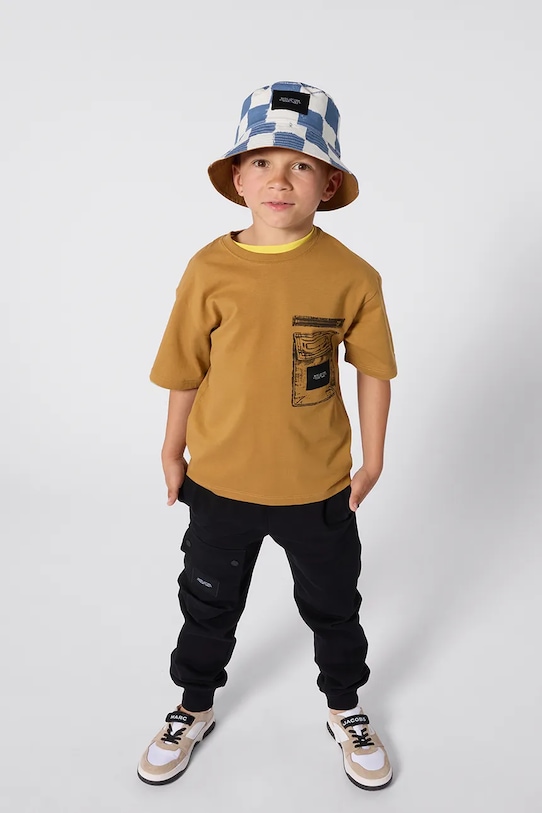 Pamučni dvostrani šešir za djecu Marc Jacobs W60845