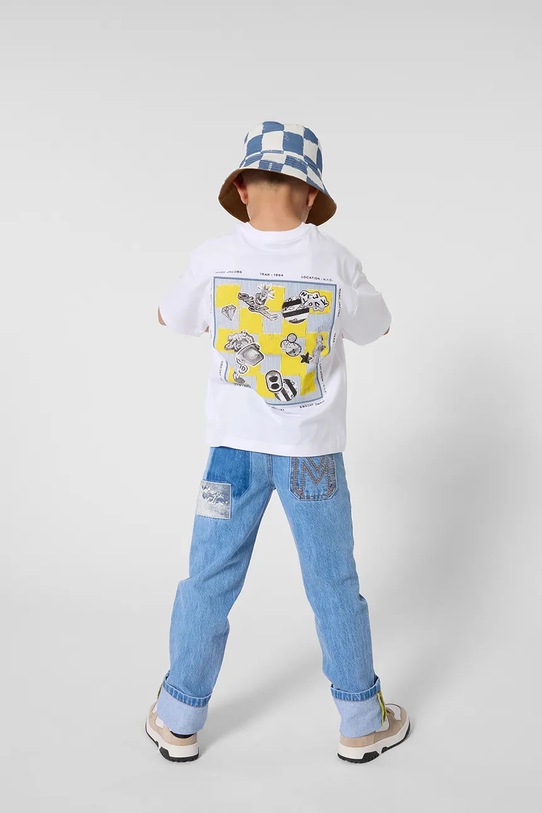 Pamučni dvostrani šešir za djecu Marc Jacobs W60845