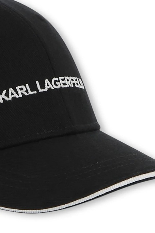 Bavlnená šiltovka Karl Lagerfeld čierna Z31221.50.56