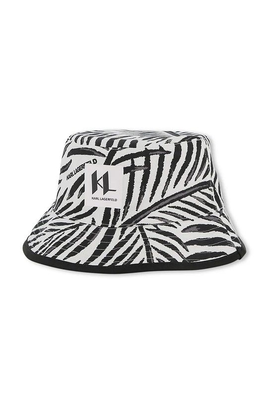 Chłopiec Karl Lagerfeld kapelusz dwustronny bawełniany dziecięcy Z31236 biały
