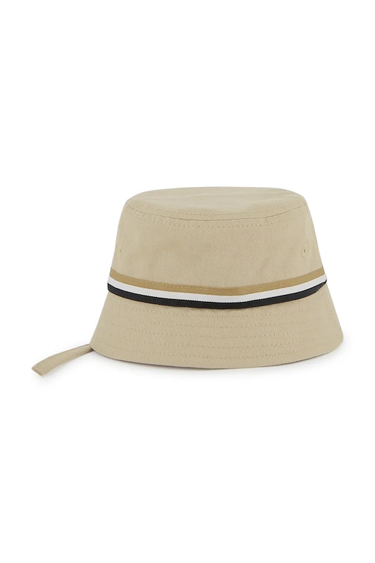 Dječji pamučni šešir BOSS J53100 bež SS26