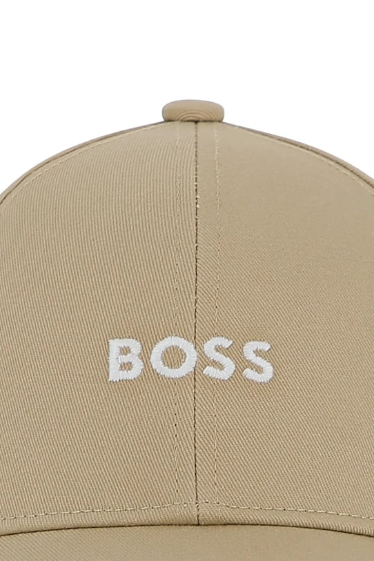 Παιδικό βαμβακερό καπέλο μπέιζμπολ BOSS μπεζ J53115.52.56