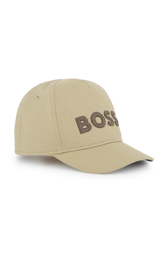 Otroška bombažna bejzbolska kapa BOSS Bombaž bež J53142