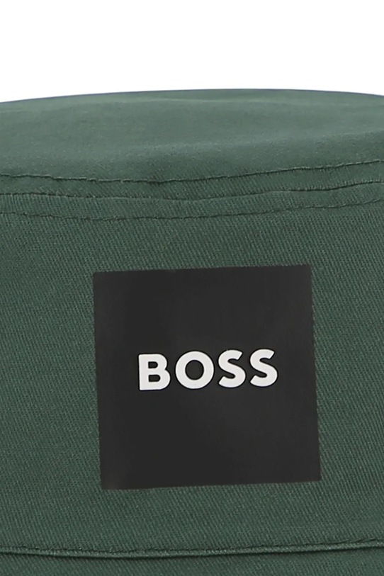 Dječaci Pamučni dvostrani šešir za djecu BOSS J53117 zelena