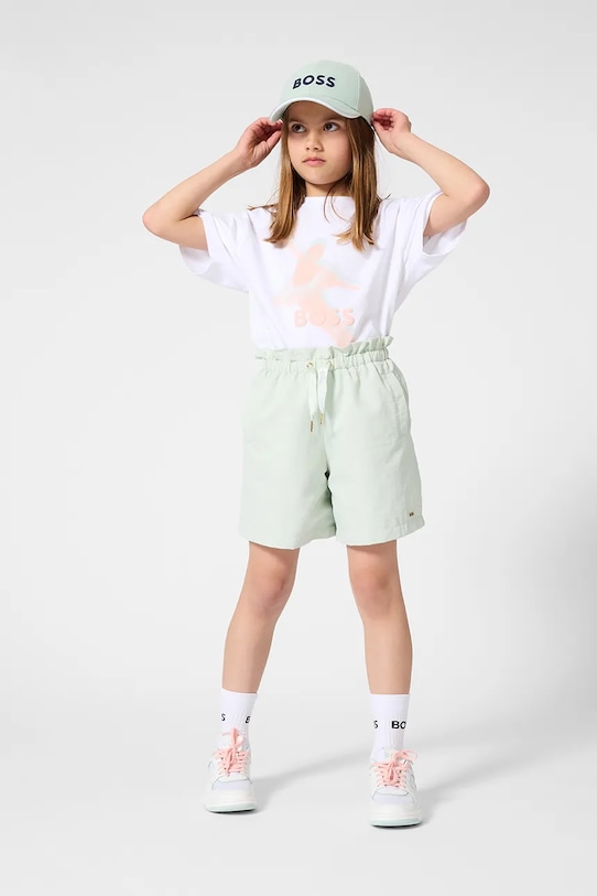 Παιδικό καπέλο μπέιζμπολ BOSS J53118 γκρί