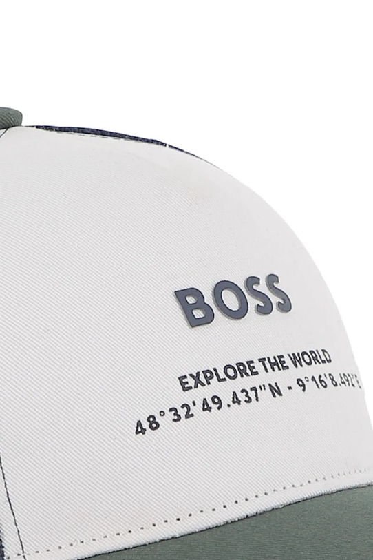 Dječja kapa sa šiltom BOSS zelena J53126.58