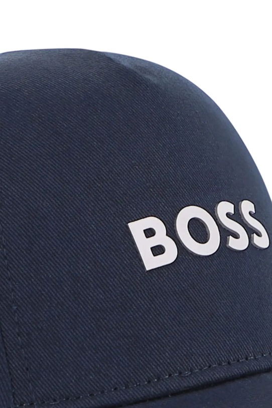 Dětská bavlněná kšiltovka BOSS námořnická modř J53141