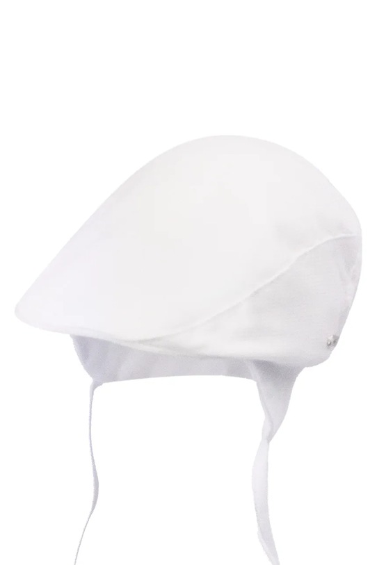 Jamiks kaszkiet niemowlęcy bawełniany BJORG BJORG.Nak.glow.JLI077.B biały SS26