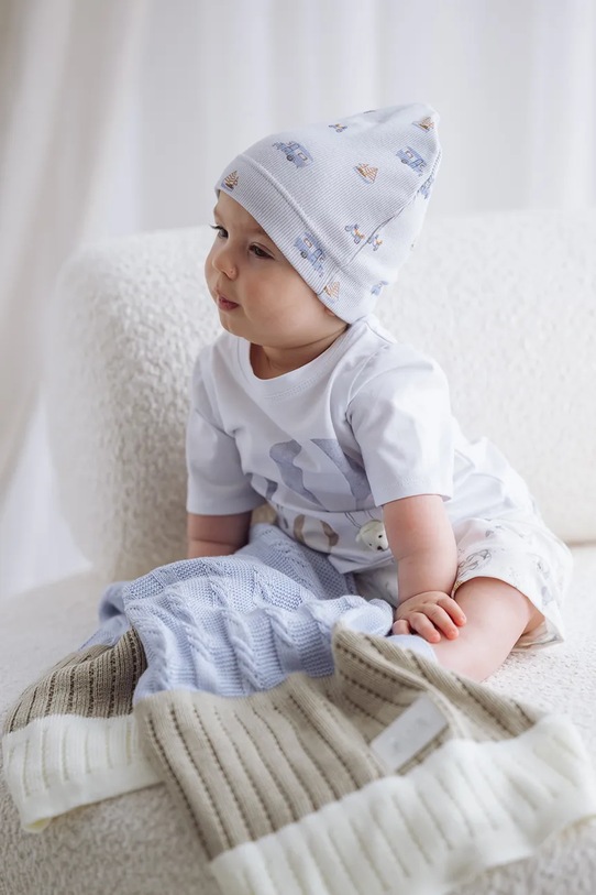 Jamiks czapka dziecięca BUNELI BUNELI.Nak.glo.JWI032.B szary