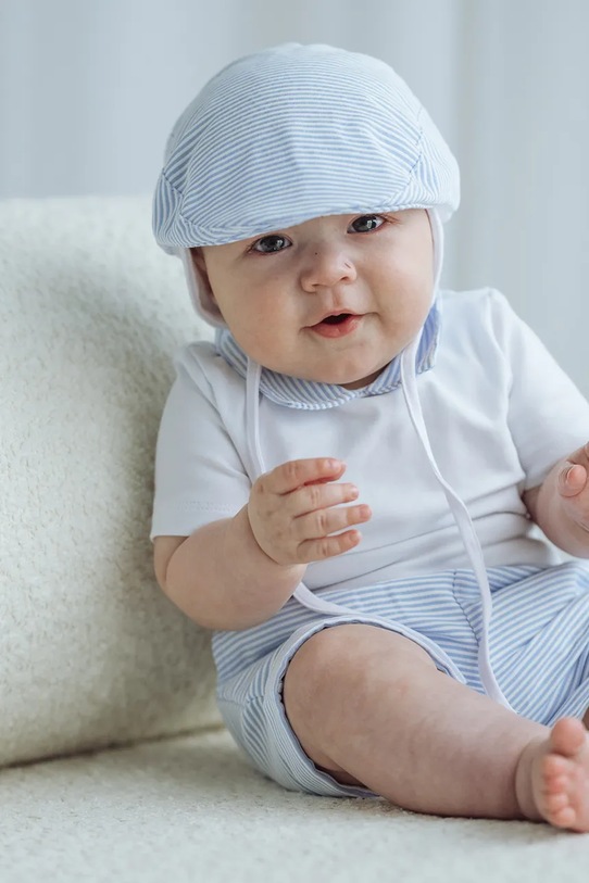 Jamiks kaszkiet niemowlęcy bawełniany SUKIMO SUKIMO.Nak.glo.JLI075.B