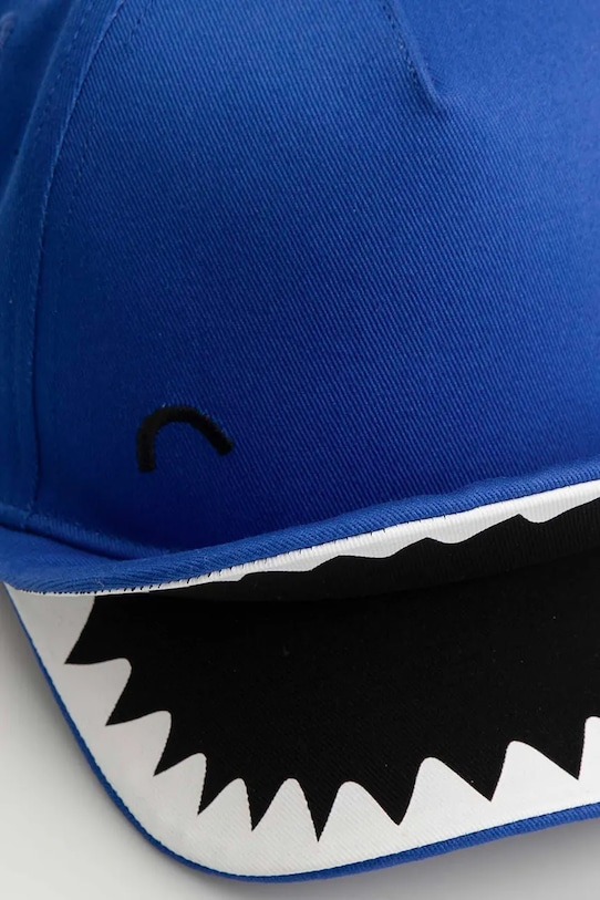 Chlapec Coccodrillo Čiapka so šiltom detská bavlnená WC6364211ALB modrá