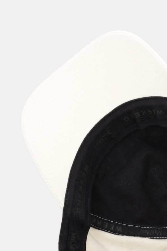 Weekend Max Mara czapka z daszkiem bawełniana AFALCO beżowy 2615571034600