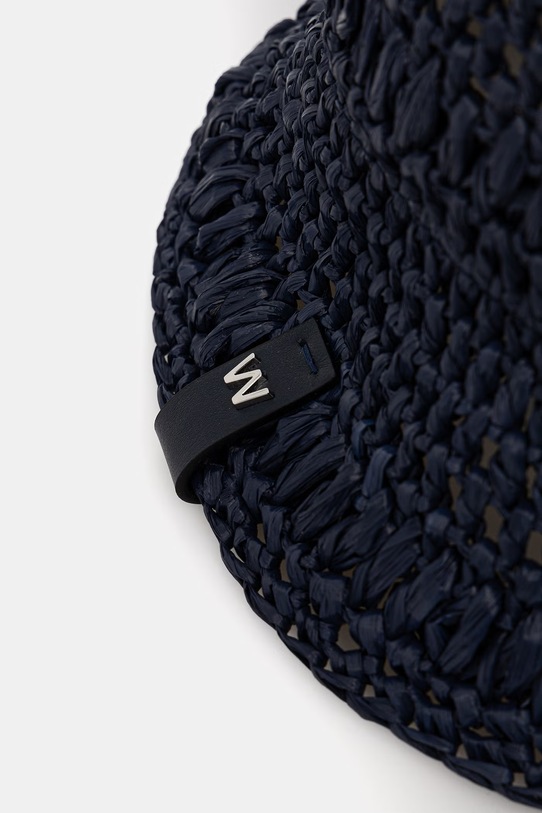 Weekend Max Mara bucket klobuk ženski pleten AFRAGORE mornarsko modra 2615571045600