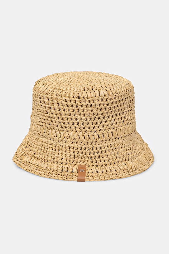 Weekend Max Mara καπέλο bucket γυναικείο πλεγμένο AFRAGORE μπεζ 2615571045600