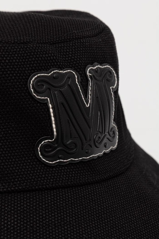 Αξεσουάρ Max Mara Beachwear καπέλο γυναικείο βαμβακερό GONDOLA 2616571019600 μαύρο