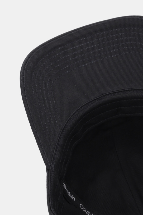 Calvin Klein czapka z daszkiem bawełniana czarny LV04F5003G