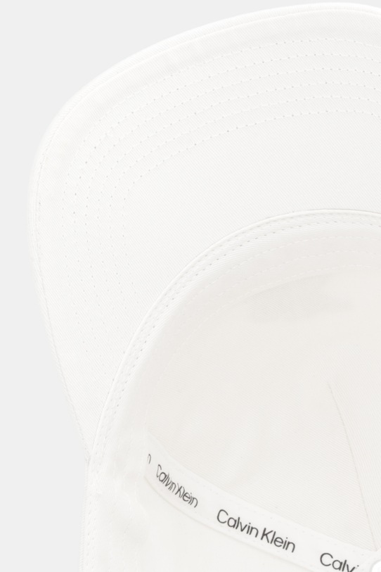 Calvin Klein czapka z daszkiem bawełniana beżowy LV04F5044G