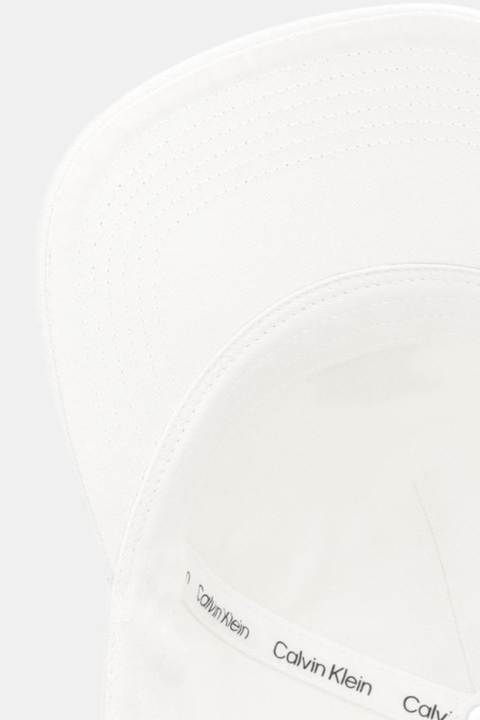 Calvin Klein czapka z daszkiem bawełniana beżowy LV04F5044G