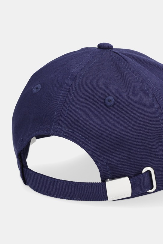 Akcesoria Calvin Klein czapka z daszkiem bawełniana LV04F5044G granatowy