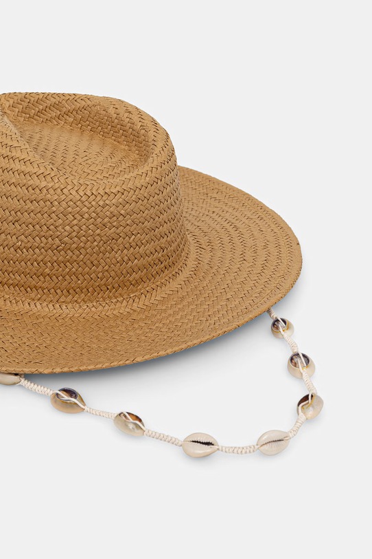 Accesorii Banana Moon pălărie cu boruri largi pentru femei Crenshaw ADELENTO.CRENSH bej