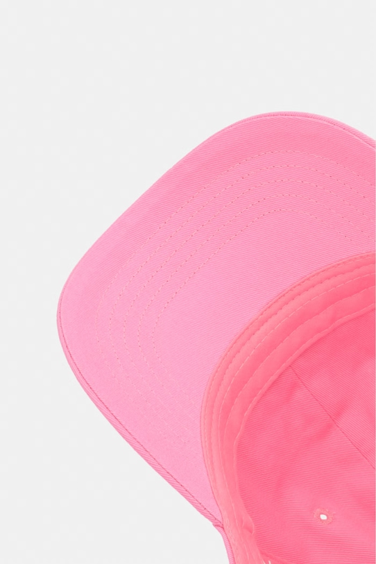 Banana Moon șapcă pentru femei, din bumbac Cino roz CINOBASICCAP