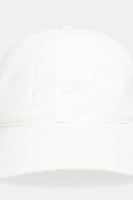 BOSS czapka z daszkiem bawełniana Lilyan 50558395 beżowy SS26