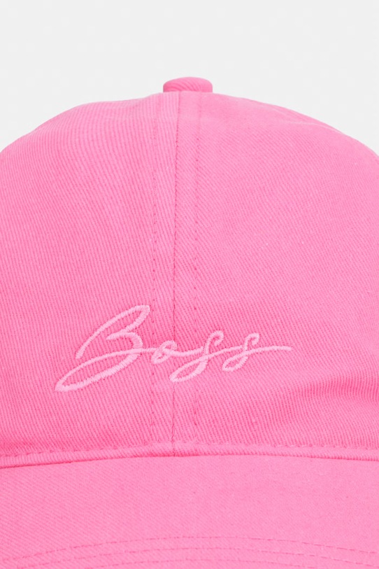 BOSS berretto da donna in cotone Lilyan 50558395 rosa SS26