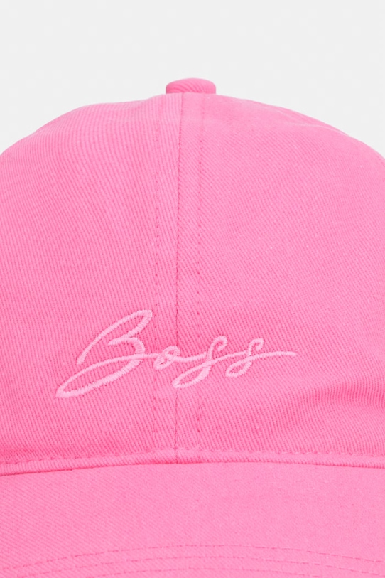 BOSS berretto da donna in cotone Lilyan 50558395 rosa SS26