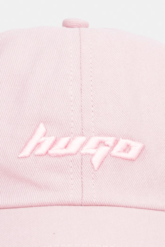Hugo Blue czapka z daszkiem bawełniana Astryd-SL 50555804 różowy SS26