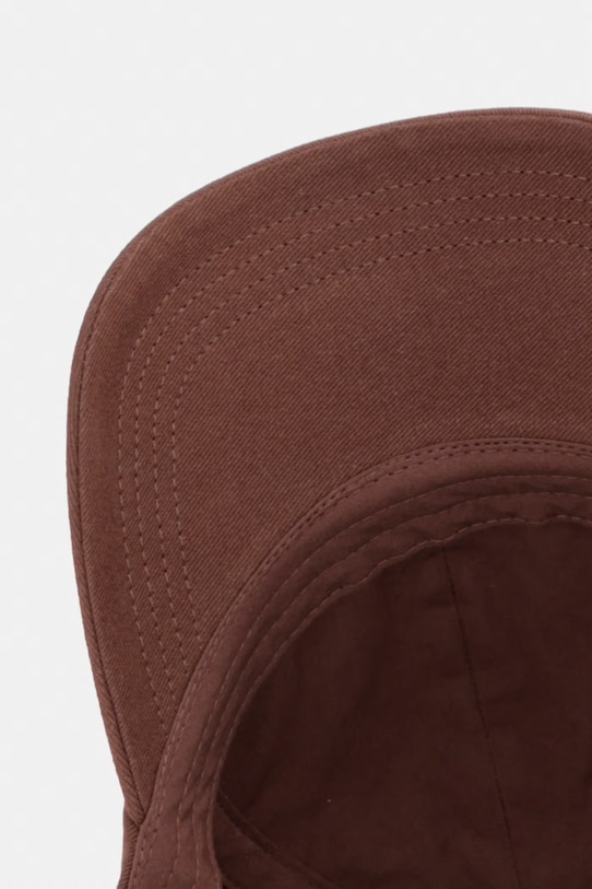 Hugo Blue czapka z daszkiem bawełniana Astryd-SL brązowy 50555804