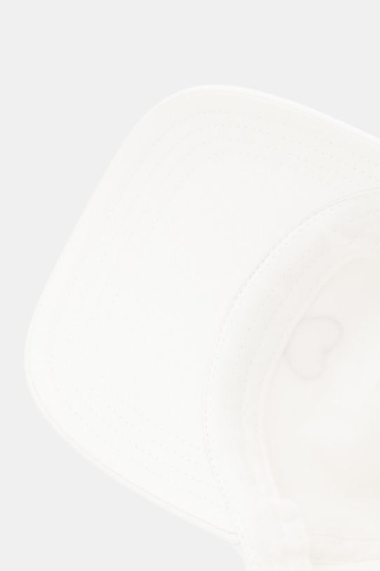 HUGO czapka z daszkiem bawełniana Cara-Valentine beżowy 50557038