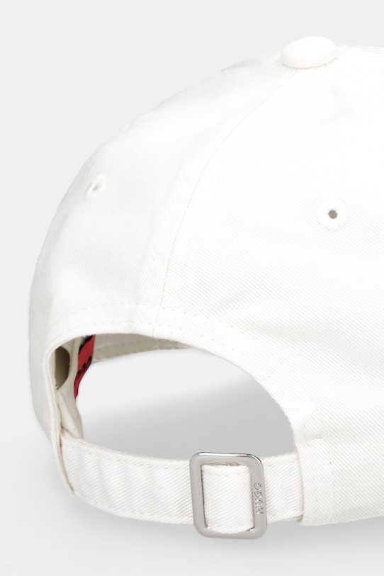 Akcesoria HUGO czapka z daszkiem bawełniana Cara-Valentine 50557038 beżowy