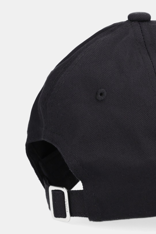 Akcesoria HUGO czapka z daszkiem bawełniana Cara-Valentine 50557038 czarny