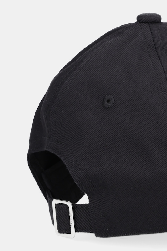 Akcesoria HUGO czapka z daszkiem bawełniana Cara-Valentine 50557038 czarny