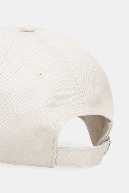 Akcesoria Tommy Jeans czapka z daszkiem bawełniana AW0AW18096 beżowy