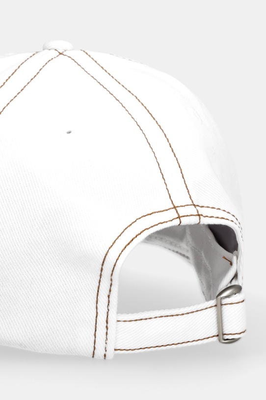 Akcesoria Tommy Jeans czapka z daszkiem bawełniana AW0AW18511 biały