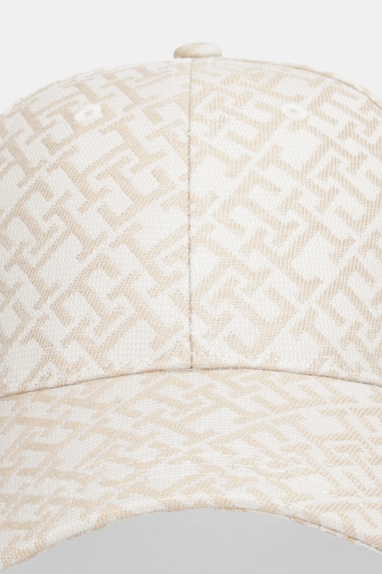 Tommy Hilfiger czapka z daszkiem AW0AW18058 beżowy SS26