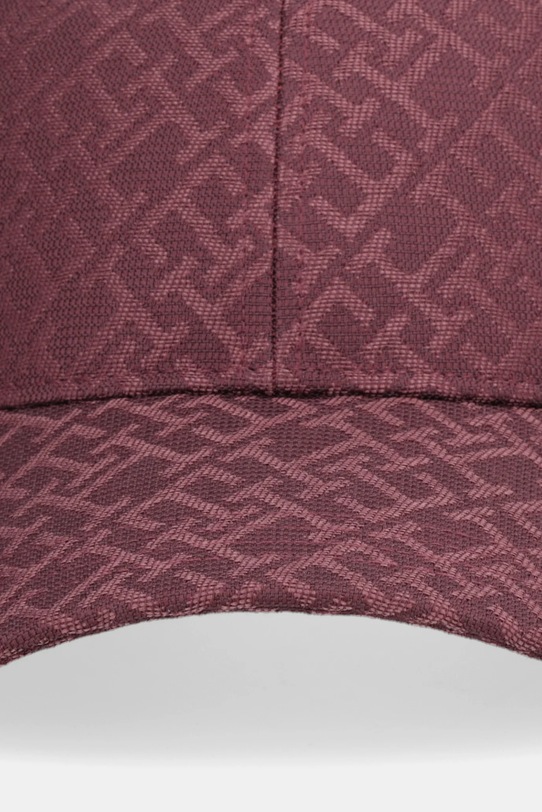 Tommy Hilfiger czapka z daszkiem AW0AW18058 bordowy SS26