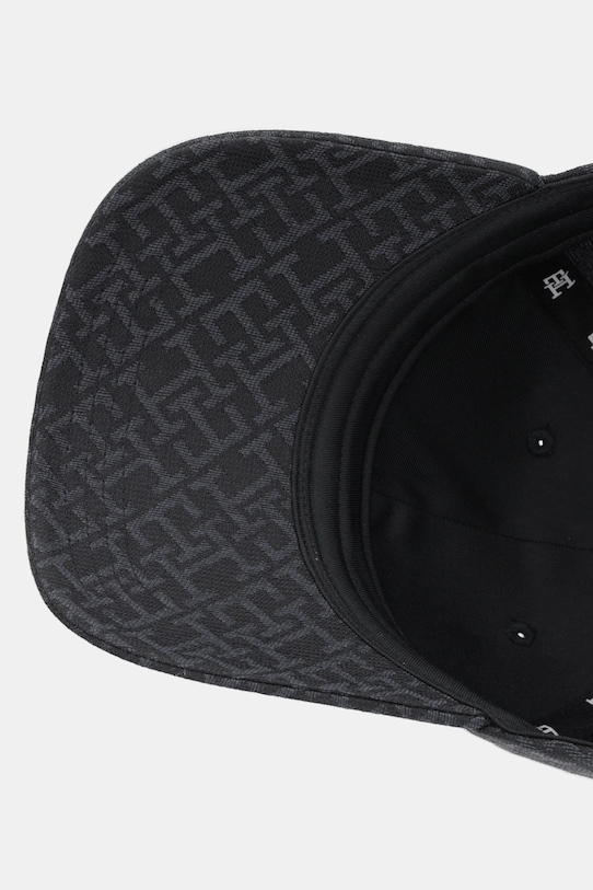 Tommy Hilfiger czapka z daszkiem czarny AW0AW18058