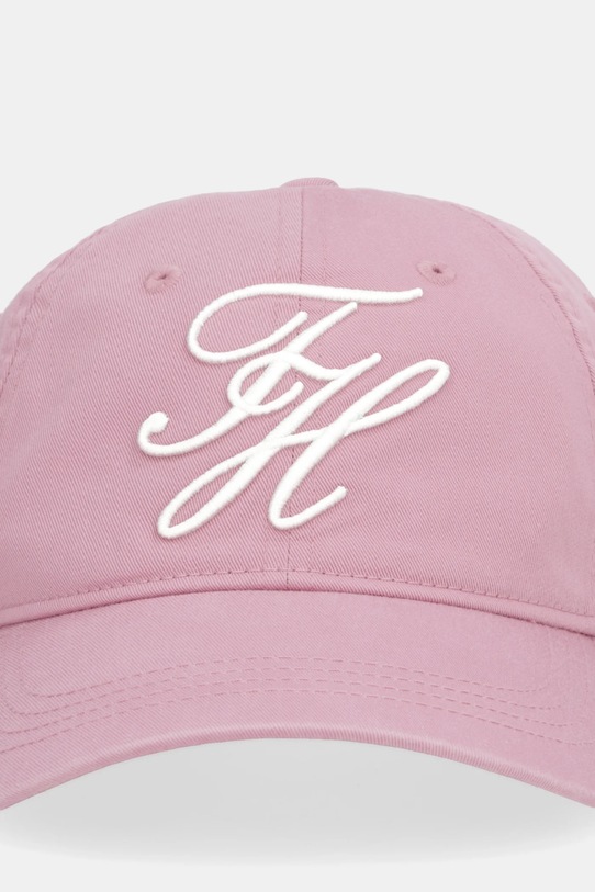 Tommy Hilfiger czapka z daszkiem AW0AW18221 różowy SS26