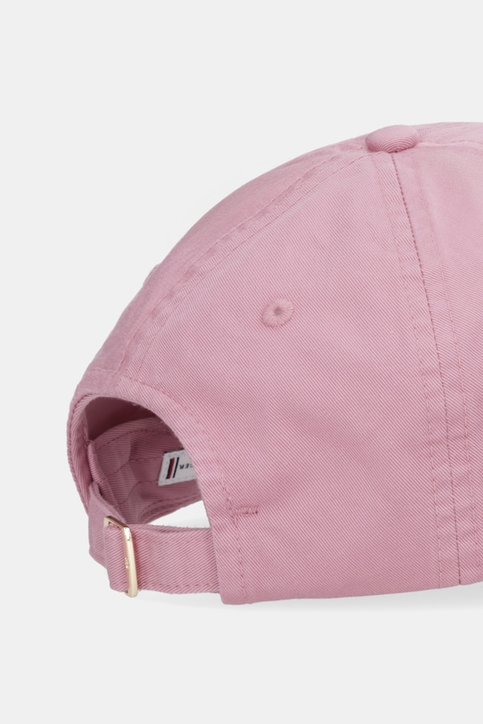 Akcesoria Tommy Hilfiger czapka z daszkiem AW0AW18221 różowy