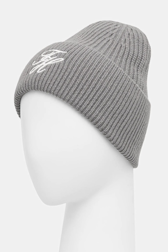 Tommy Hilfiger czapka wełniana AW0AW18515 szary SS26