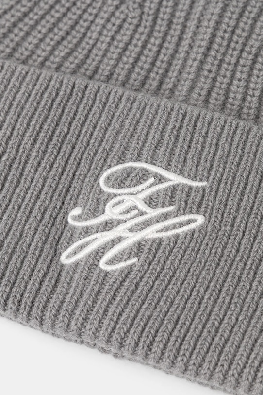 Akcesoria Tommy Hilfiger czapka wełniana AW0AW18515 szary