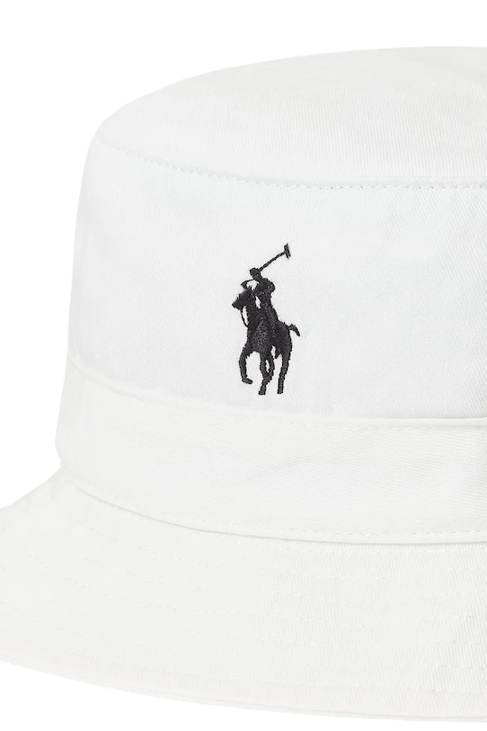 Akcesoria Polo Ralph Lauren kapelusz bawełniany 211B14274 biały