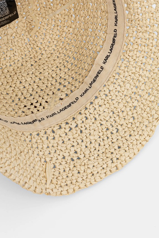 Καπέλο Karl Lagerfeld K/AUTOGRAPH μπεζ B1W46086
