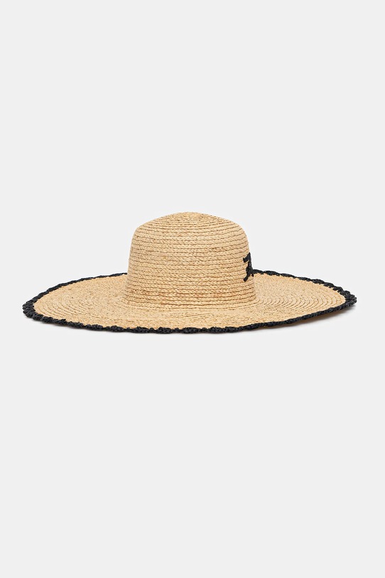 Karl Lagerfeld kapelusz K/SIGNATURE aplikacja beżowy B1W46084