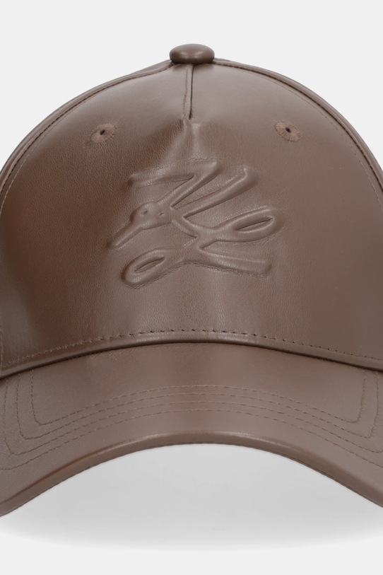 Karl Lagerfeld șapcă K/AUTOGRAPH B1W33002 maro SS26