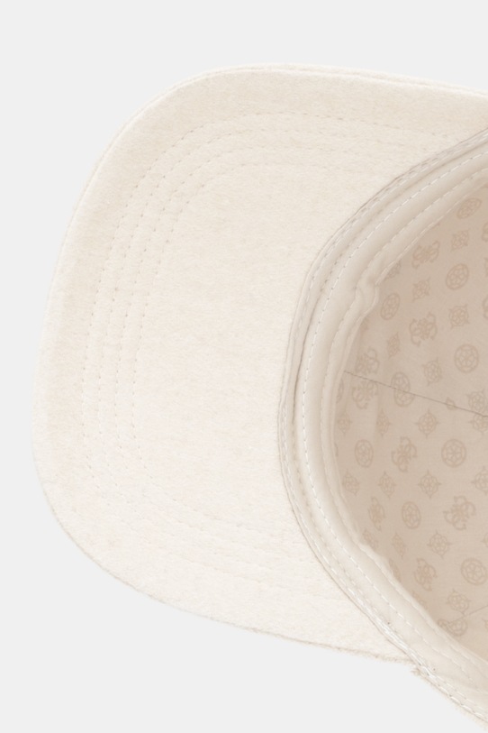 Καπέλο με γείσο και προσθήκη μαλλιού Guess μπεζ AW5471.POL01