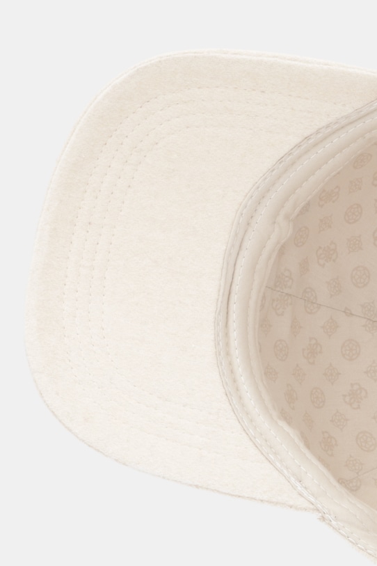 Καπέλο με γείσο και προσθήκη μαλλιού Guess μπεζ AW5471.POL01